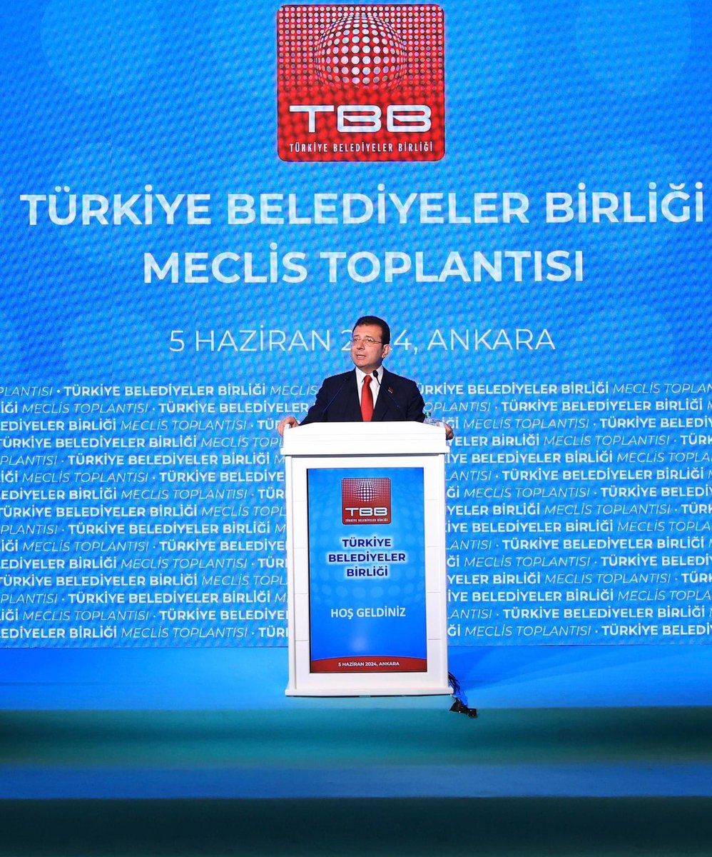 Türkiye Belediyeler Birliği Meclis Toplantısı’na katılarak yeni yönetim için oylarımızı kullandık.

Türkiye Belediyeler Birliği Başkanı seçilen İstanbul Büyükşehir Belediye Başkanımız Sayın <a href="/ekrem_imamoglu/">Ekrem İmamoğlu</a> ’nu yürekten tebrik ediyor, yeni görevinde başarılar diliyorum