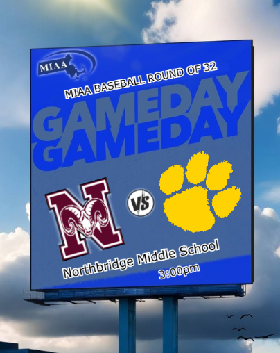MIAA BASEBALL ROUND OF 32

🆚:  <a href="/NBRamsAthletics/">Northbridge Athletics</a> vs. <a href="/Littleton_HS/">LHS</a> 
📺: bit.ly/3wV3dKD
⏰: 3p.

<a href="/NBRamsBSBL/">Northbridge Rams Baseball</a> <a href="/Since_1896/">Northbridge Football</a> <a href="/MafiaRams/">Rams SuperFans</a> <a href="/NHS_RamsBB/">NHS Basketball</a> <a href="/NorthbridgeMAXC/">NorthbridgeHS Cross Country</a> <a href="/lps_athletics/">Mike Lynn</a> <a href="/joey_mckeown/">Joey McKeown</a> <a href="/suze216/">Susan Brouwer</a> <a href="/joey_mckeown/">Joey McKeown</a>