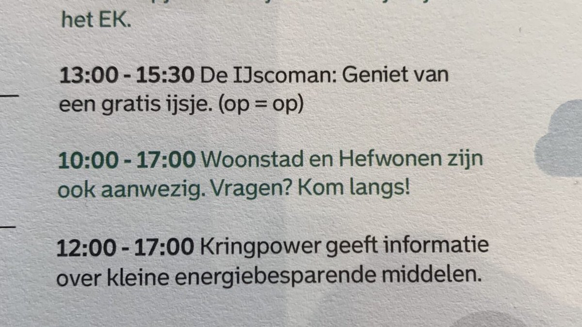 Lekkere en snelle EK hapjes maken! 😋

Er is genoeg te doen in de Huiskamer Plein 1953...

Lees verder via  👉  shorturl.at/L7IJm

#Pendrecht