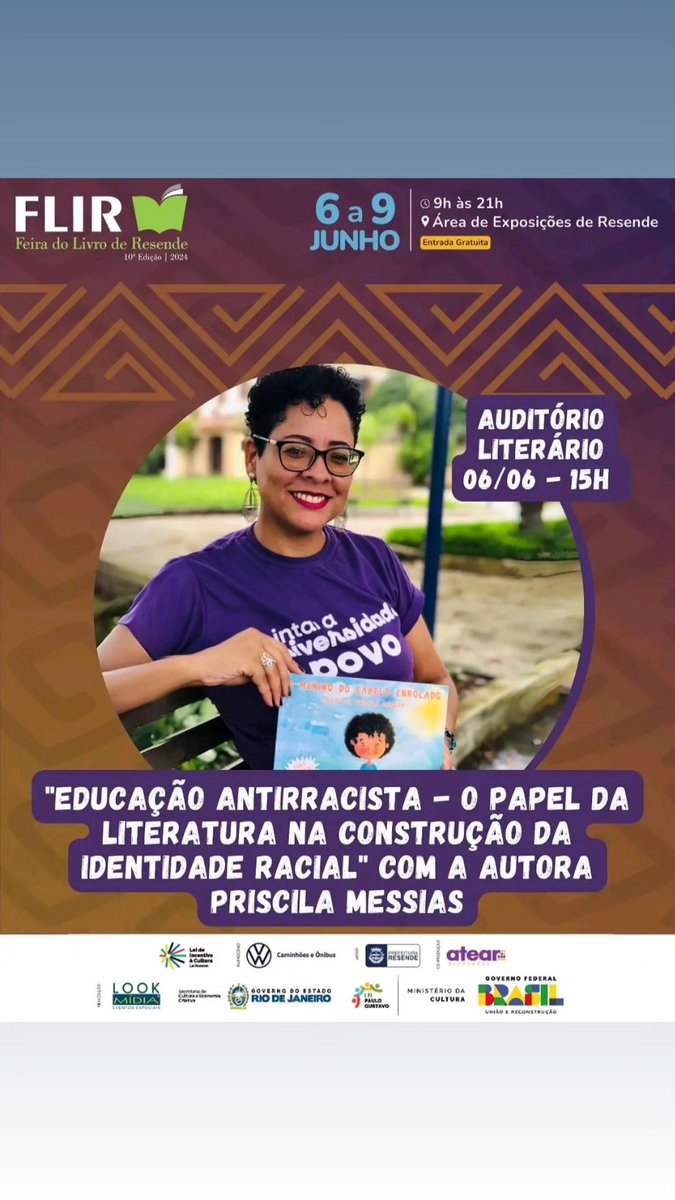 Flir - Feira do Livro de Resende RJ
Vamos falar sobre antirracismo!