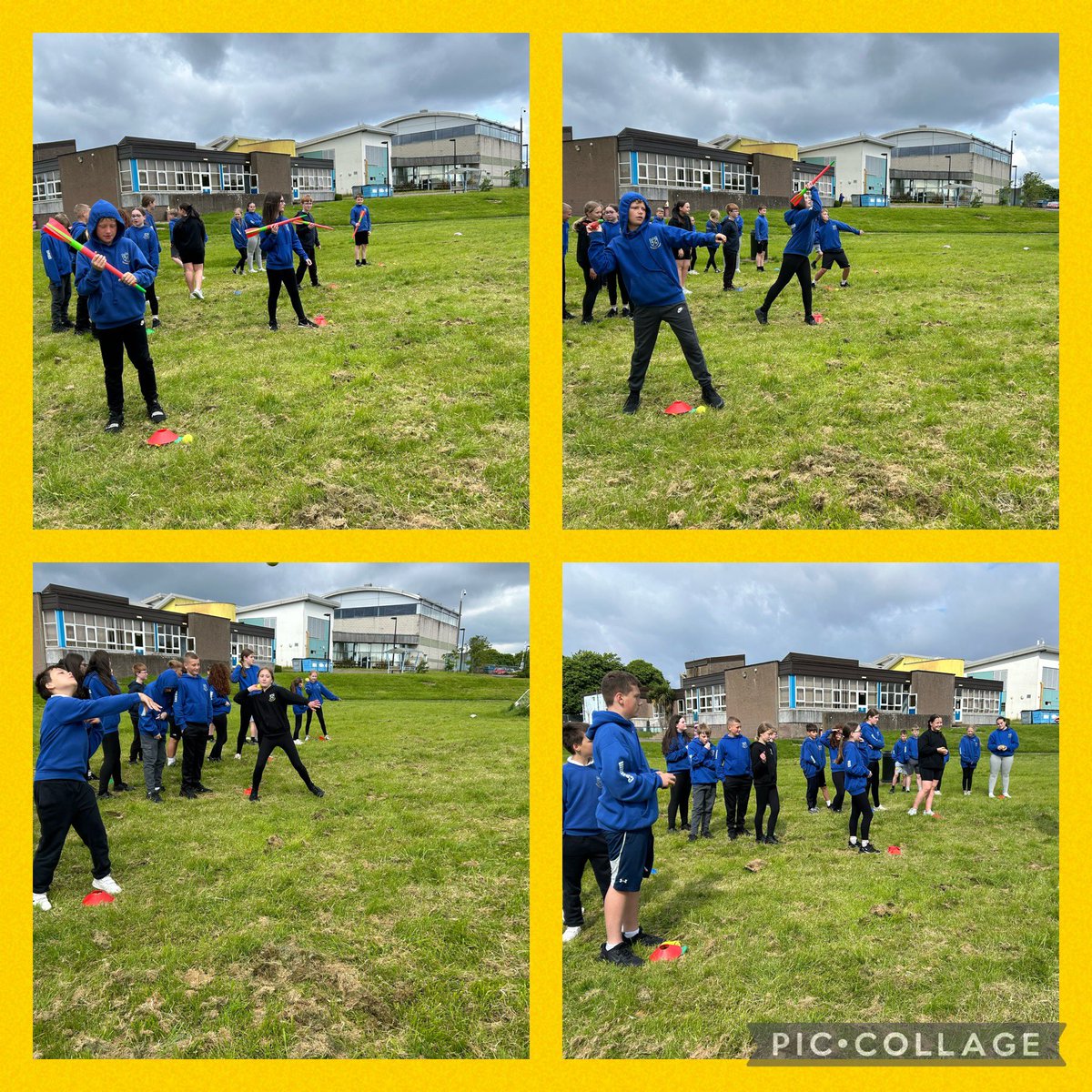 DeanburnPS_P7A's tweet photo. Day 3 of #DPSHealthWeek2024 was a busy one with golf, athletics, fruit kebabs and the obstacle course. Think I’m ready for a lie down! We are loving this week’s activities. 🏌️🏌🏻‍♀️⛳️🏅🍓🍒🍑🍊😊 #P7Team #HWB #Fun #Games #TryingNewThings 😊 https://t.co/KEVgmDkzV1