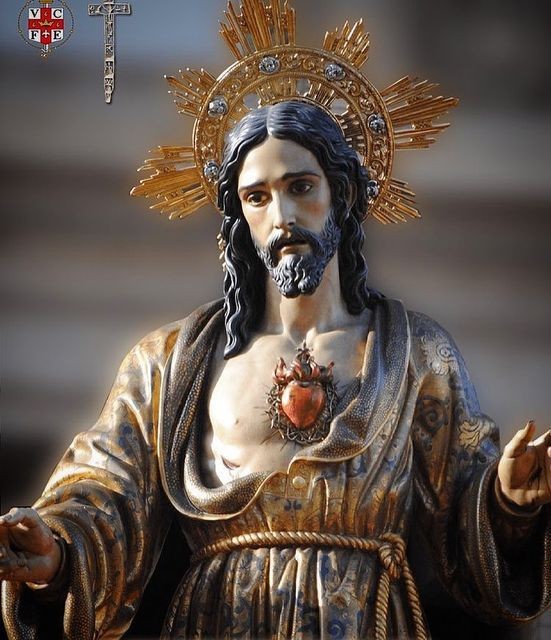"Be of good cheer ~•~ abandon yourself into the Sacred Heart and let Him take care of everything."