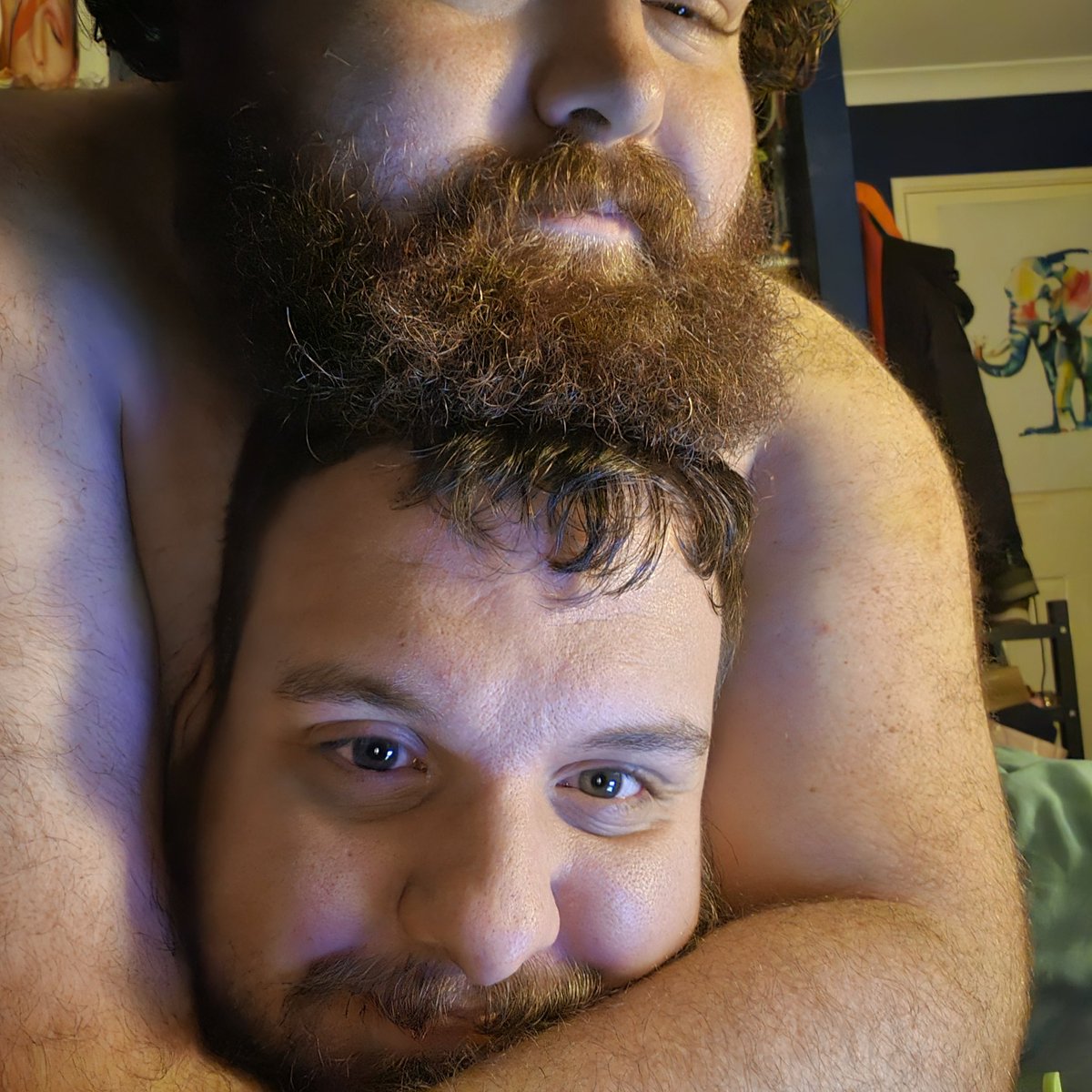 PerthCub98's tweet photo. @ItsDannyJack just loves any chance to get on top of me 🥰😅 https://t.co/UqPU9eI9O8