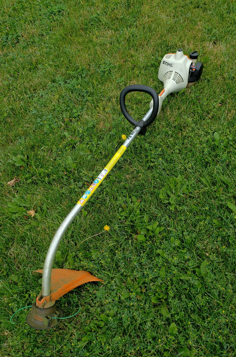 wnchem's tweet image. Bought this nonfunctional Stihl FS45 trimmer for $50. Replaced fuel lines, carburetor, and ignition coil. Starts right up & we're ready for use! Thank heavens for YouTube!!! #ProblemBasedLearning
#WNHSgardens
#LearnAsWeGrow
#BehindTheScenes