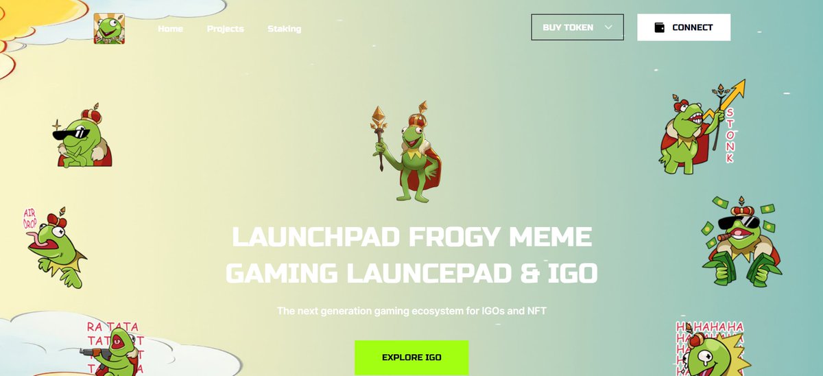 frogymemeworld's tweet photo. 🎉 🎮 Hop on over, Froggies! 🐸 🤯

We're beyond excited to show off the slick new interface of our Frogy MEME Launchpad. Gear up for a GameFi revolution landing in Q3, 2024!

👀 Sneak a peek at what's brewing: https://t.co/Ds4w17yCG3

#FROGYMEME #launchpad https://t.co/AXQwWphFHR