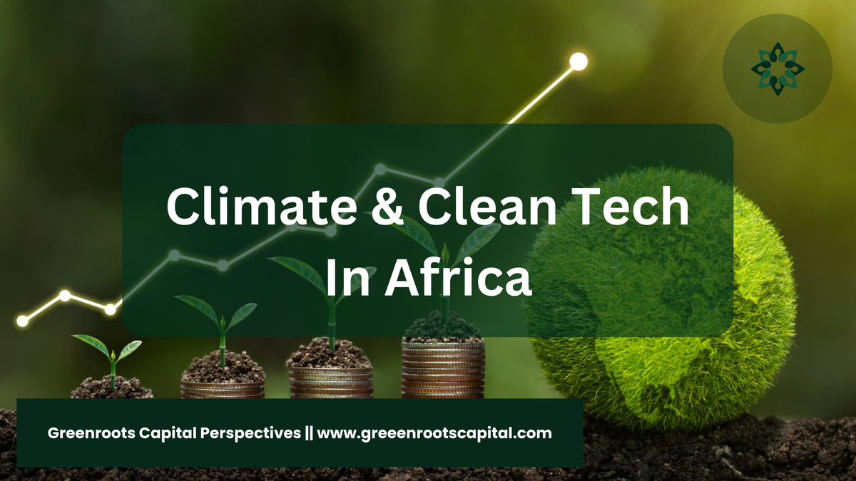 Greenroots_Cap's tweet photo. Climate &amp; Clean Tech Investment Opportunities In Africa: Perspective For Funds &amp; Founders https://t.co/jl0KMomeEg 

(4 mins read)
#ClimateTech #CleanTech #GreenrootsAfrica #StartupLife #VentureCapital https://t.co/Aa1UtnxgpZ