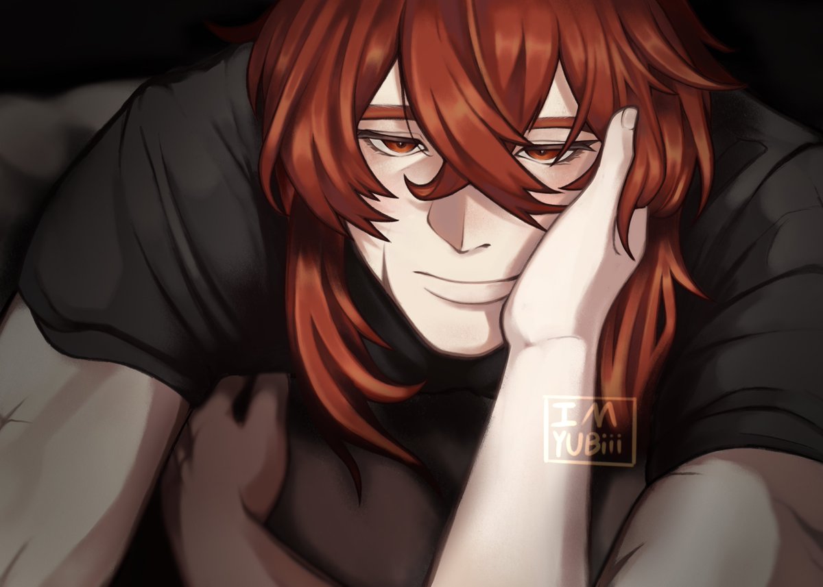 ImYubiii's tweet photo. I love pathetic men #Diluc #GENSHINIMPACT #fanart https://t.co/IXVKMxunyU