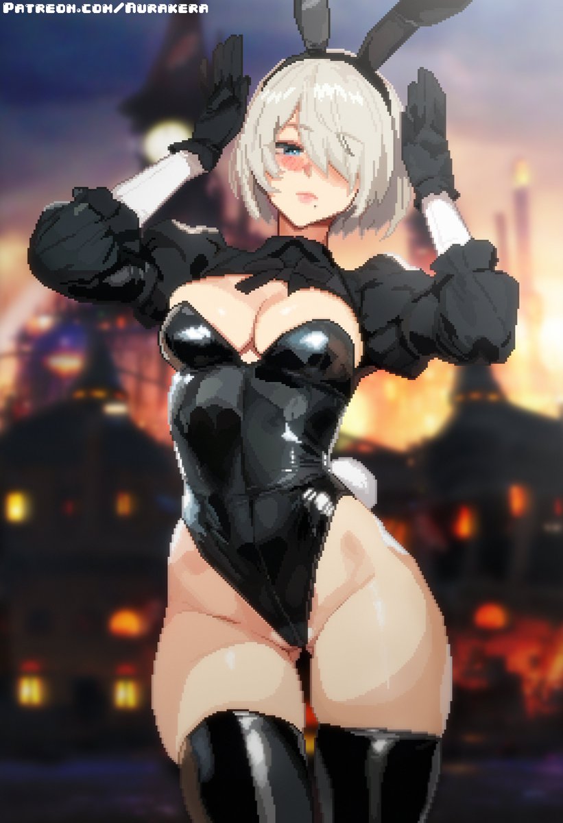 aurakera's tweet photo. I think I like 2B

#ドット絵 #2B https://t.co/i7SGlD1qIt