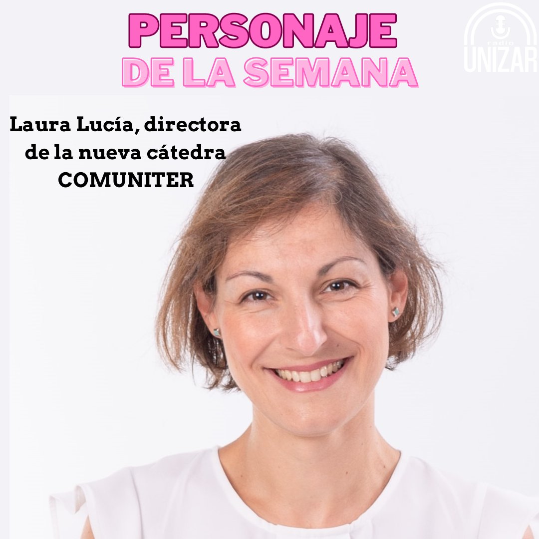 Hoy en el "Personaje de la Semana" contamos con Laura Lucía, profesora titular del Departamento de Economía y Dirección de Empresas y directora de la nueva Cátedra COMUNITER. No te lo puedes perder, ¡escúchanos!
radio.unizar.es/laura-lucia-di…
