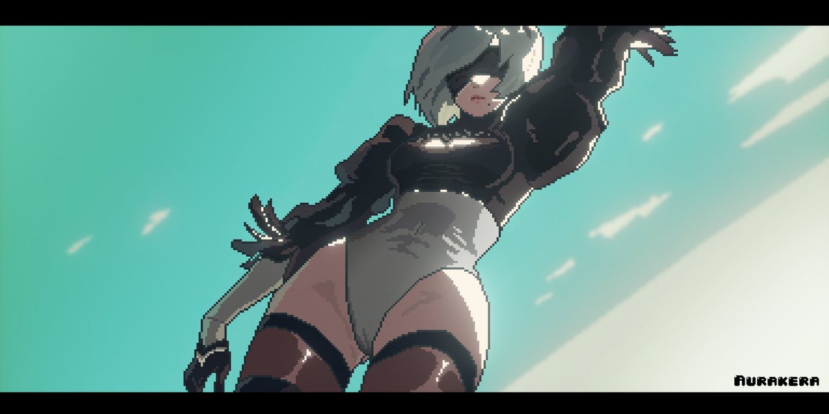aurakera's tweet photo. I think I like 2B

#ドット絵 #2B https://t.co/i7SGlD1qIt