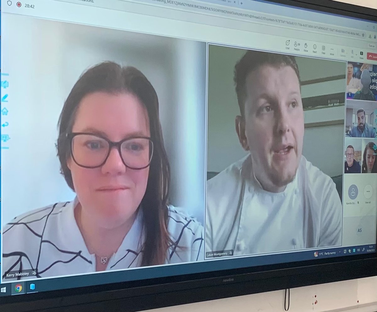 AfonTafTech's tweet photo. Year 10 Hospitality and Catering have been enjoying hearing from a variety of chefs about their careers. https://t.co/3rscO5VFCI