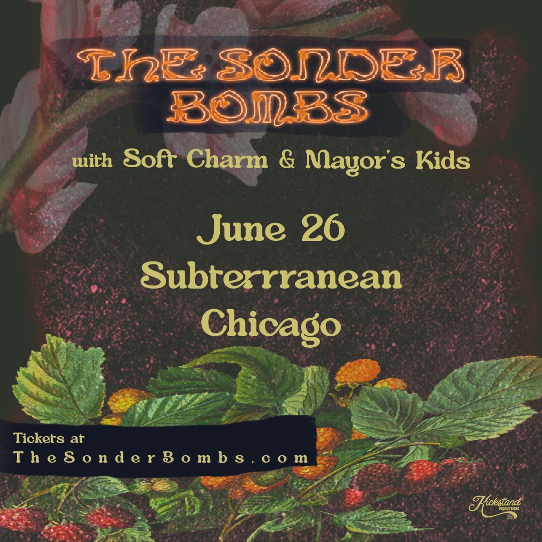 softcharmband's tweet photo. We’re very excited to announce that we’ll be opening for @sonder_bombs at @subtchicago on June 26th! 🌈🧿

🎟️: https://t.co/LXhIqh1tW3 https://t.co/ZTGKwFTA5k