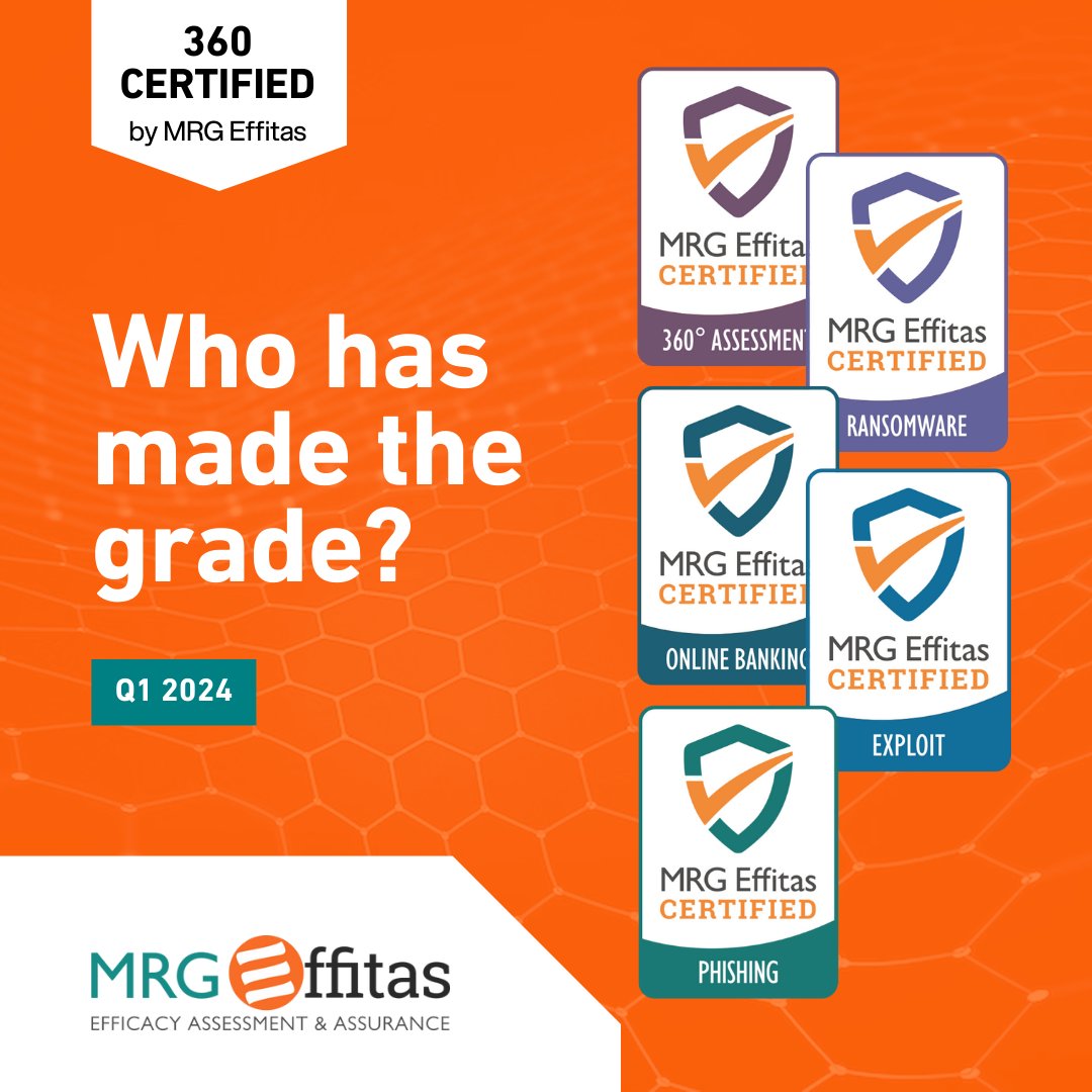 Who has been certified this quarter? Check out our latest report that tested:

🔥 <a href="/Avast/">Avast</a> 
🔥 <a href="/Avira/">Avira</a> 
🔥 <a href="/Bitdefender/">Bitdefender</a> 
🔥 <a href="/ESET/">ESET</a> 
🔥 <a href="/Microsoft/">Microsoft</a> Defender 
🔥 <a href="/symantec/">Symantec by Broadcom</a>   
🔥 <a href="/ThreatDown/">Nathan Gerald</a>
🔥 @TrendMicro

mrg-effitas.com/wp-content/upl…

#cybersecurity #epp #efficacy