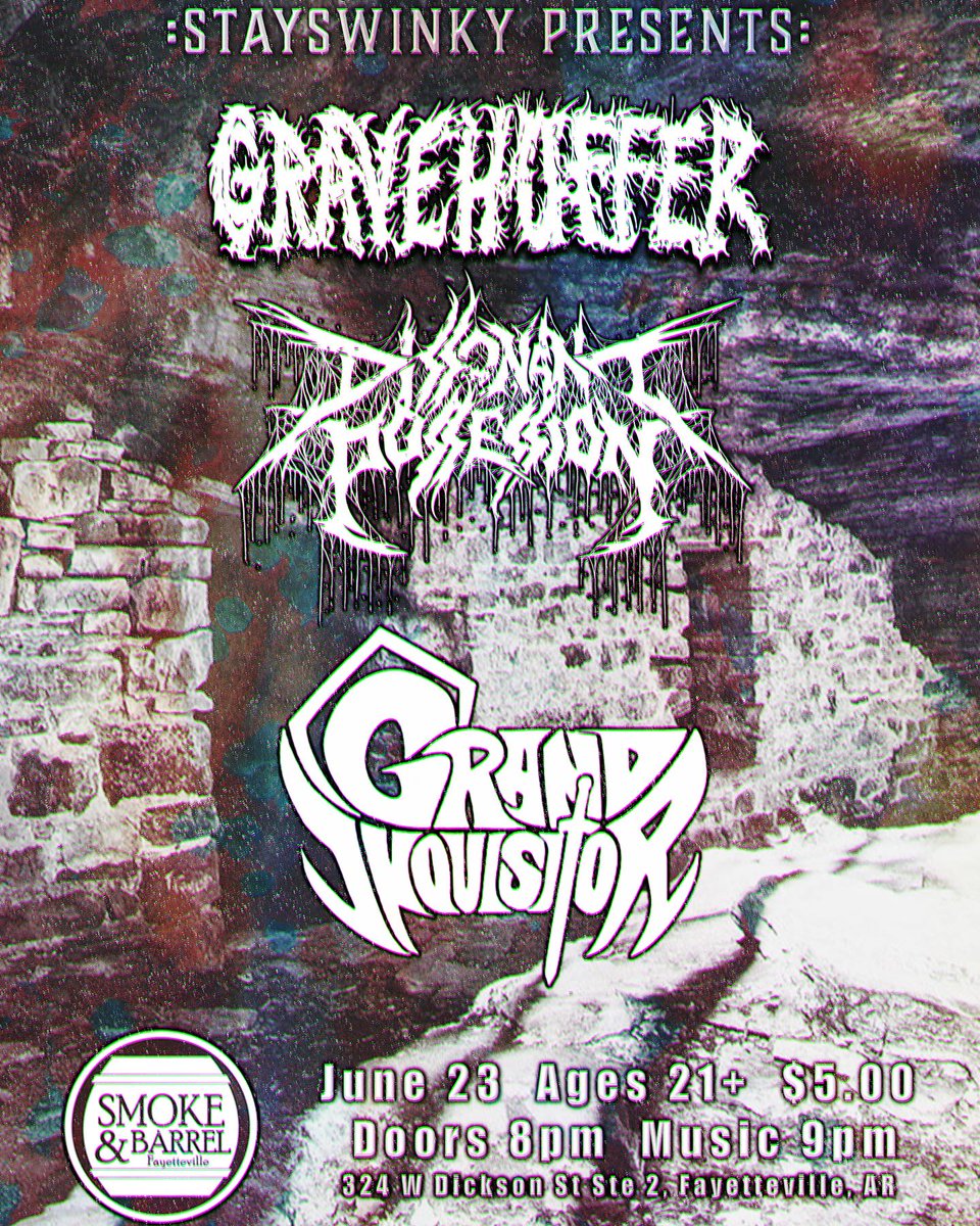 Back in Fayetteville, AR on June 23!