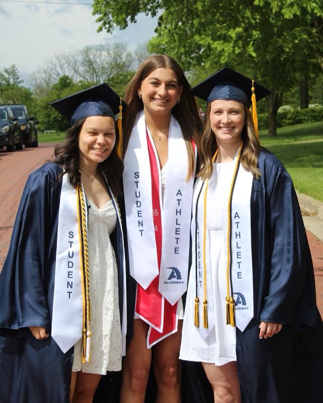 ‼️ Introducing our newest Alums ‼️

We celebrated our student-athletes at Commencement on May 11th, 2024. Congratulations Branygan, Jenna, &amp; Sydney!! We are so proud of the 3 of you! 

#GoGators 🏀🐊