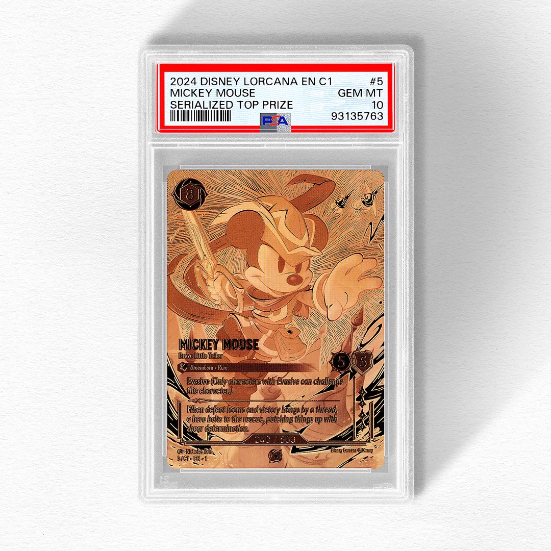 週末価格【世界1枚】EPOCH ONE Mickey & Minnie PSA9 週末価格【世界1