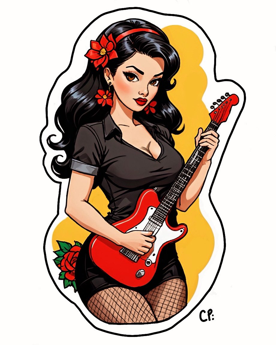 acidcandy's tweet photo. She’s done ! #procreate #procreateartist #artist #applepencil #ipad #pinupart #pinuplover https://t.co/uV6ySEopXg
