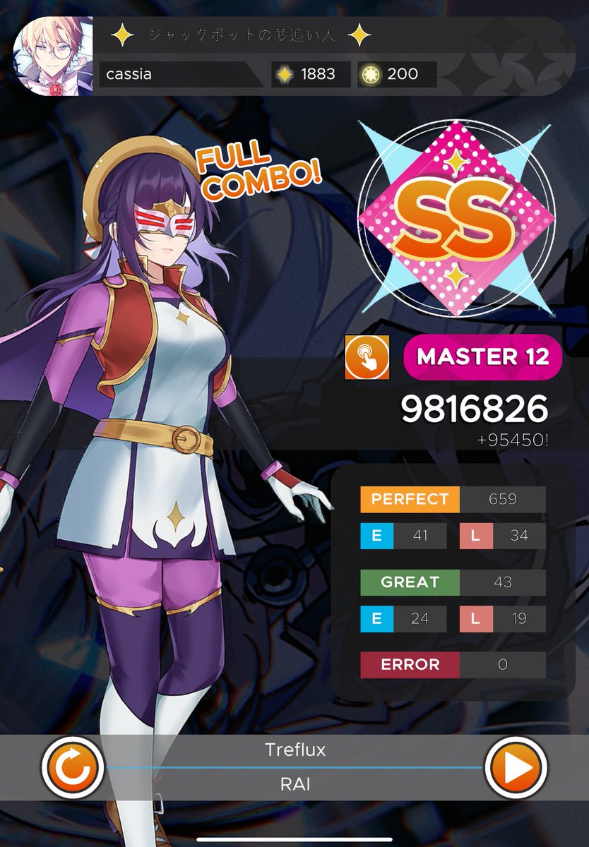 c4ssi4K's tweet image. あんまり呟いてないけど、 #SparkLine もちまちまやっててフルコン増やしてます #かしあすこあ