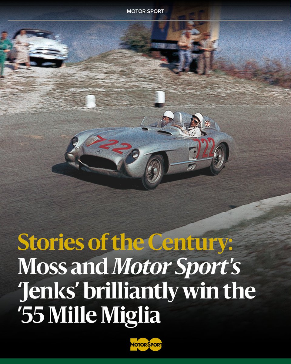 We haven’t just reported on events in the past 100 years; our writers have given readers exclusive viewpoints, played an active role and even altered the course of racing itself. 

Today's Great Read is the gold standard of racing journalism – Moss and Jenks' record-breaking win