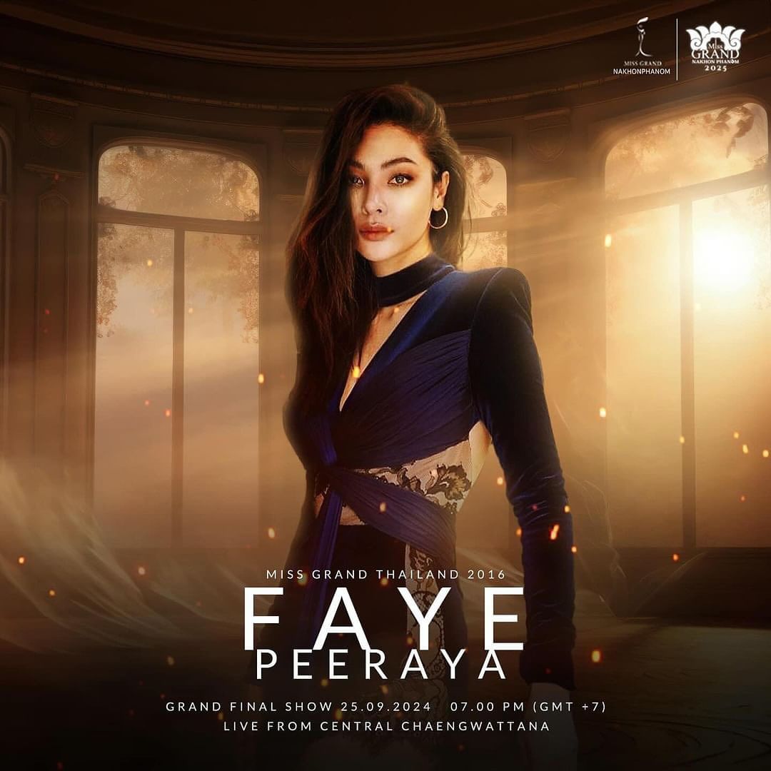 fayeyokolatin's tweet photo. ¡Dios! Que emoción, no puedo esperar por ver esto 😭❤️

Hay que apoyar a Faye 💛✨

EVENTO ESPECTÁCULO FINAL

SEÑORITA GRAND NAKHONPHANOM 2025

Invitada especial “FAYE PERAYA” Miss Grand Tailandia 2016

• 25 de septiembre de 2024

• 7 p. m. [HORA BKK]

• Chaengwattana central

Entradas a la venta: (@) Línea GRANDNPM Oficial

Precio: 590 THB, 980 THB

 #FayeMalisorn  #BlankTheSeries #NineStarStudios #Blankets