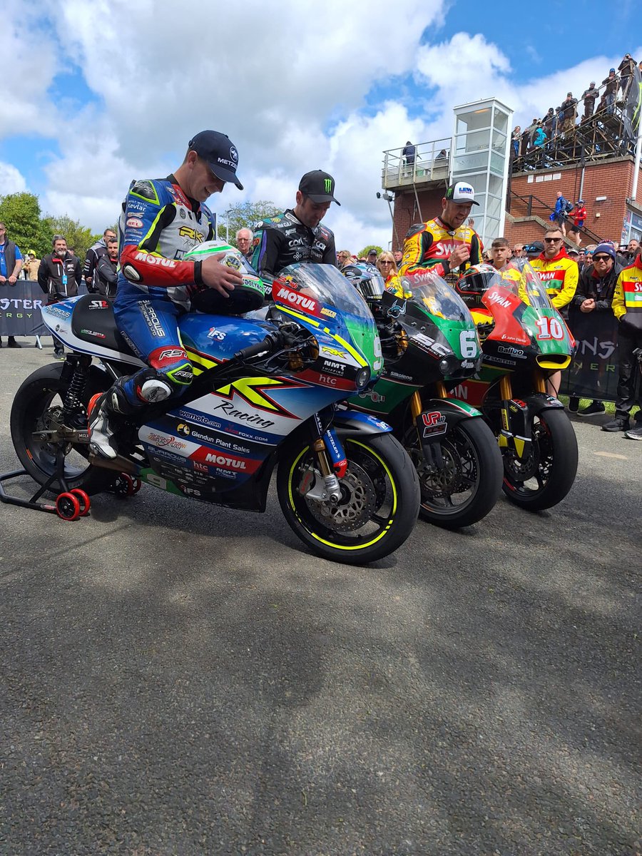 MarkHerbertson2's tweet image. I am a very proud father seeing my son Dominic on the podium alongside TT record breakers and BSB stars at this year’s 2024 event. 
“Go on son”