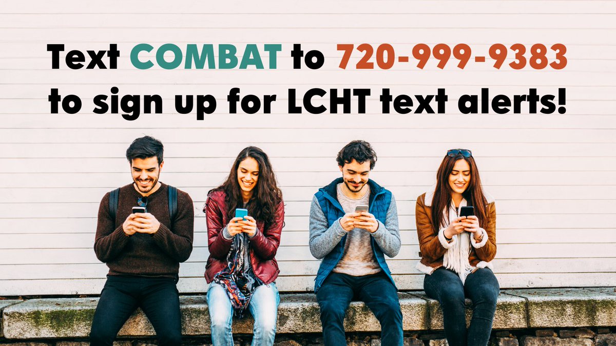 lab2cht's tweet image. Have you signed up for LCHT text alerts yet? 💬 We’ll text you 1–2 times each month with the updates &amp;amp; stories you need to know. Stay in the loop and help #EndHumanTrafficking in #Colorado. Sign up here: combathumantrafficking.org/text OR text COMBAT to 720-999-9383