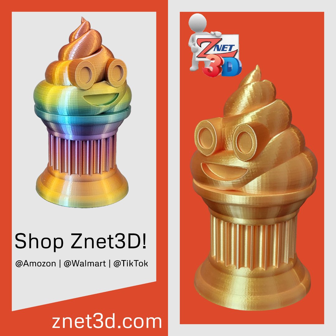 Znet3D's tweet photo. Looking for the perfect award or gift to bring laughter and fun to any occasion?  
Whether it's for a funny award ceremony, a quirky gift, or just to add some humor to your décor, this trophy is sure to be a hit! 😂✨
#PoopEmojiTrophy #FunAward #GagGift #Amazon #walmart #Znet3D https://t.co/9w7IFvIy7Y