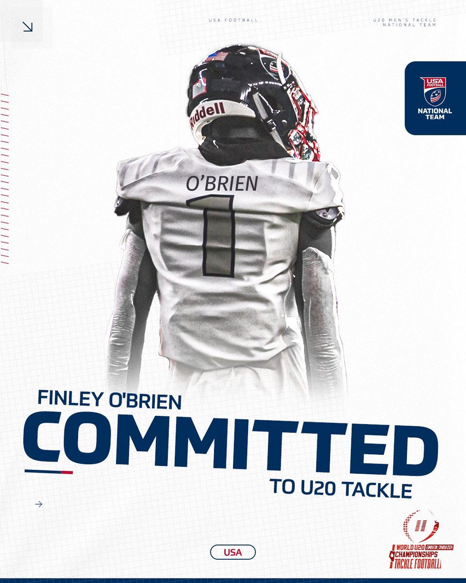 2 Weeks out! Can’t wait to compete in the U-20 National IFAF Championship <a href="/USNFT/">U.S. National Football Team</a>