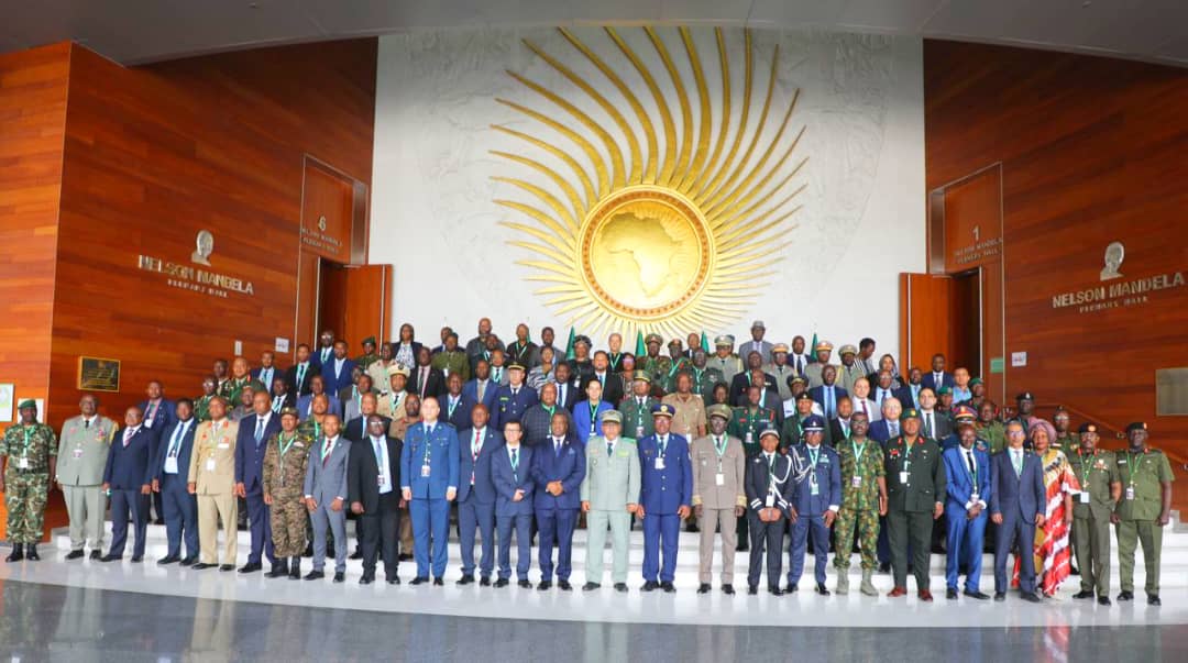 RwandainAddis's tweet photo. Today, during the 16th Ordinary session of the #STCDSS, Member States highlighted the need to increase collaboration by exchanging ideas, intelligence and where necessary joint deployments to bolster collective efforts in addressing emerging security threats across the continent. https://t.co/JrxUVYSD3k