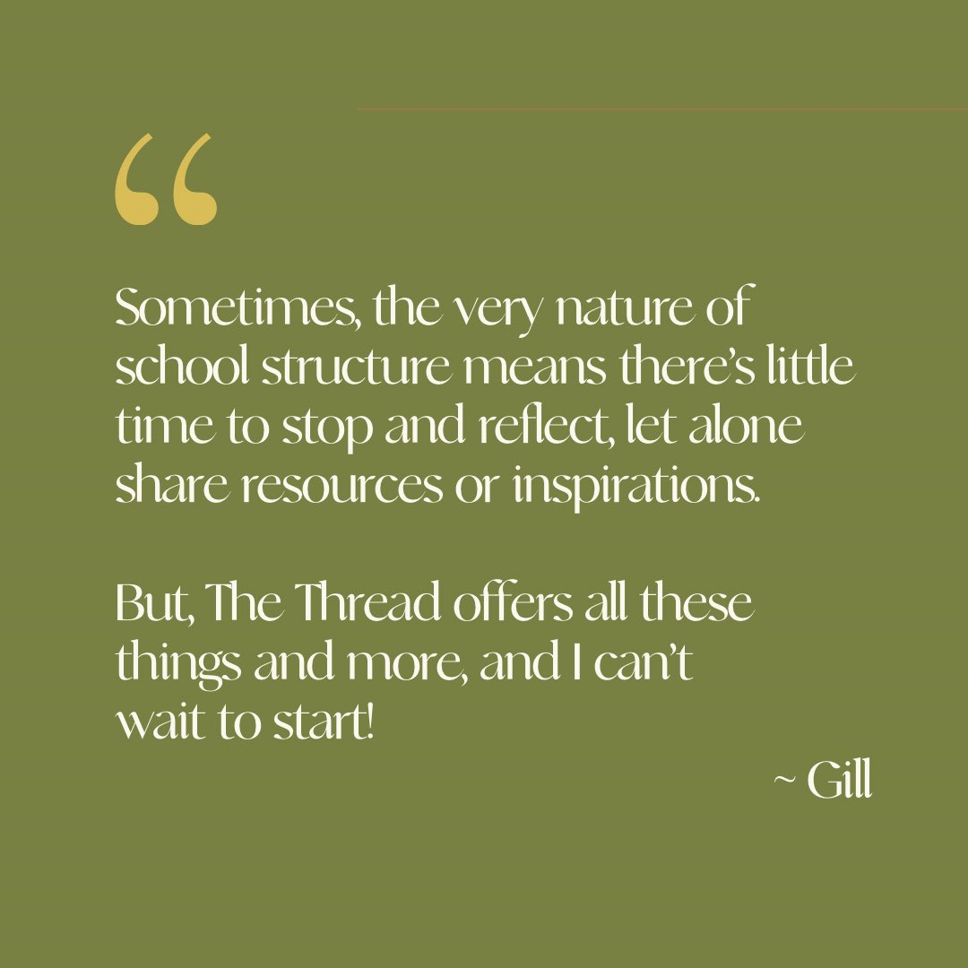 sarahphilpcoach's tweet image. We love that #thethread can be a source of inspiration &amp;amp; resources. It’s also a place to stretch, grow &amp;amp; do things differently. If you don’t want to get to the end of next academic session wondering what you’ve achieved &amp;amp; feeling wrung out, consider joining us
*DM me for details