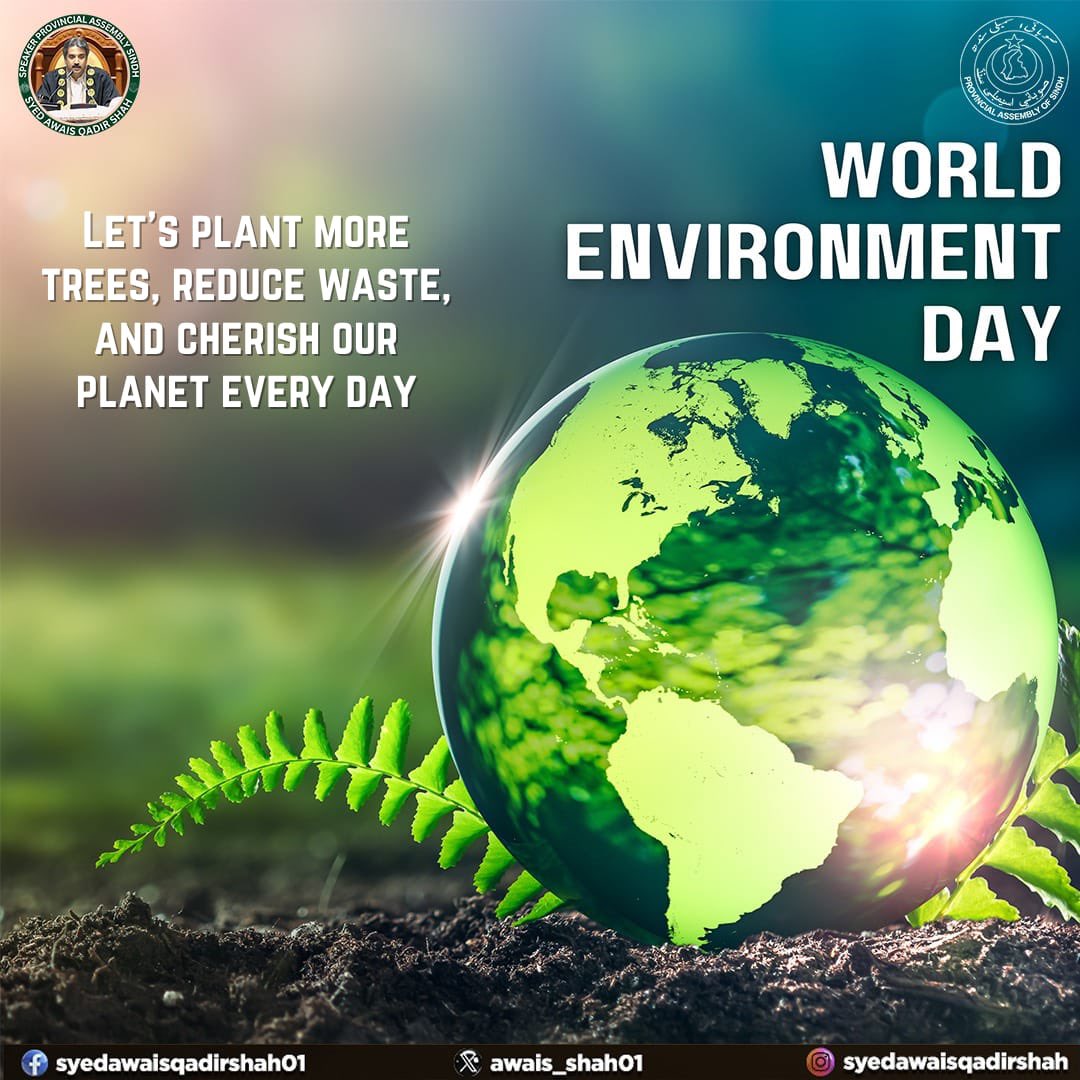 awais_shah01's tweet photo. Pakistan Peoples Party has consistently emphasized the critical importance of environmental protection and #climate change, both #domestically and #internationally, and has undertaken concrete measures to mitigate the impacts of climate change!
#WorldEnvironmentDay #PPP #SindhGovt