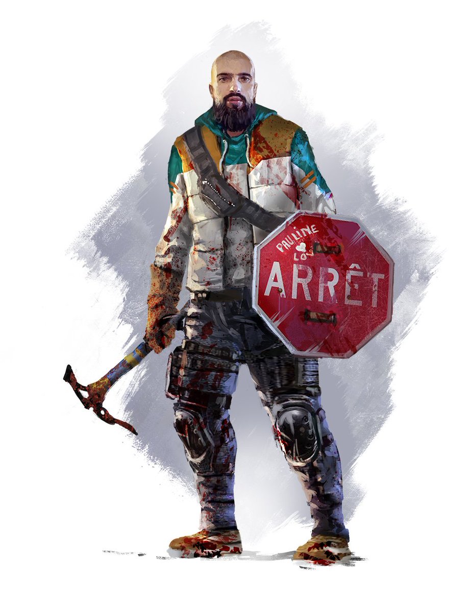 benilacrevette's tweet photo. Petit repartage de truc que j'ai fait. Thomas Deseur pour #wankildead
Petites anecdotes : panneau arrêt car il est québécois, il porte des fringues spacefox, le Pauline <3 sur le panneau c'est parce que Laink a du dire une fois que son amour d'enfance s'appelait comme ça. https://t.co/HYLXqlji5H