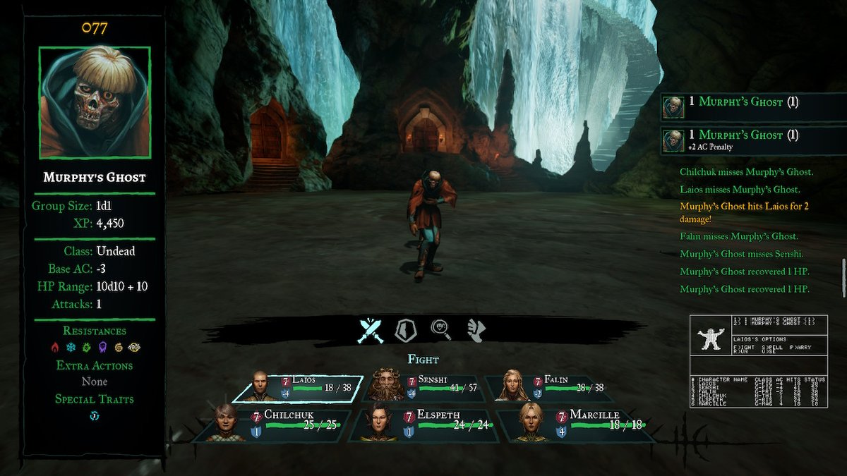 AmyZiegfeld's tweet photo. Why does this ghost in Wizardry look like Guy Gardner? @AudreyHacker #NintendoSwitch https://t.co/hOW7Ajaw5g