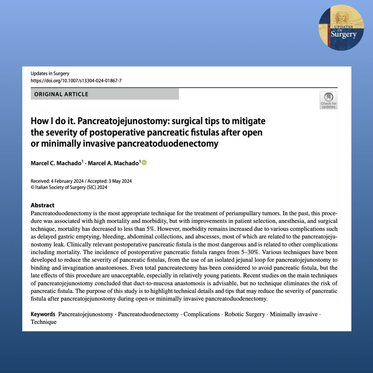 Updates in Surgery tweet media