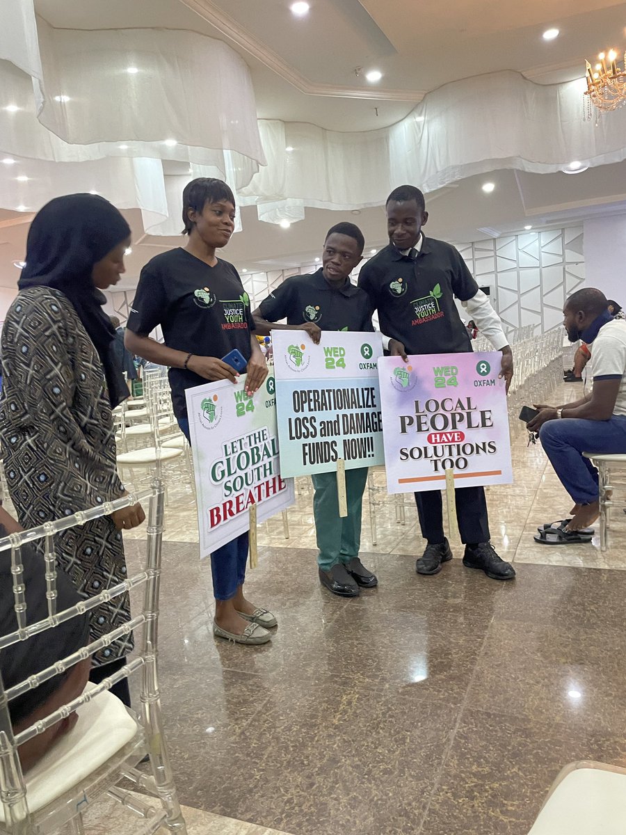 Michael_BE_'s tweet photo. Different day, different event, one voice, one message!! Stop Polluting the Environment. Climate Justice Youth Ambassadors (CJYA) Inauguration #WorldEnvironmentDay‌2024 #ClimateActionNow https://t.co/F6bUa8zEPT
