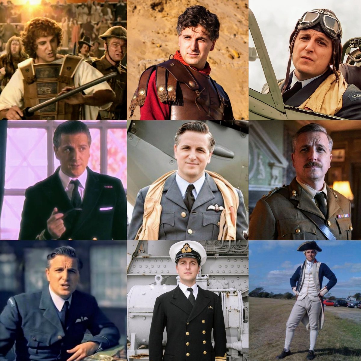 This week some of the many uniform wearing characters played by Ben.