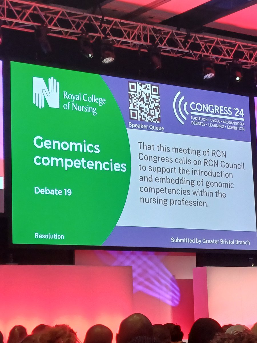 fdphalety's tweet photo. Debate 19: Genomics Competencies
#RCNCongress24 #RCN24

@theRCN @SouthEastRCN @RcnSurrey https://t.co/WTWGwcZrFq
