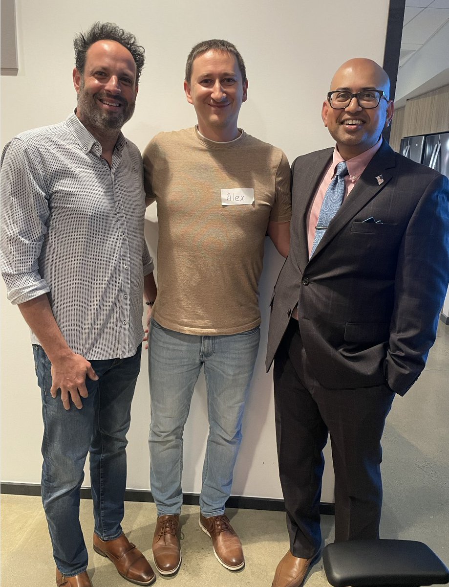 AlexKoshykov's tweet photo. The @Techweek_ edition of our #Health2Tech event was a resounding success. We featured two outstanding presentations by @YatinPatilMD & Amir Lahav, forged valuable connections, and drew inspiration from the many individuals dedicated to innovation in healthcare.
#NYTechWeek https://t.co/Qr3pgfQMwq