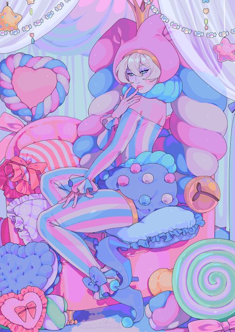 「candy long hair」 illustration images(Latest)