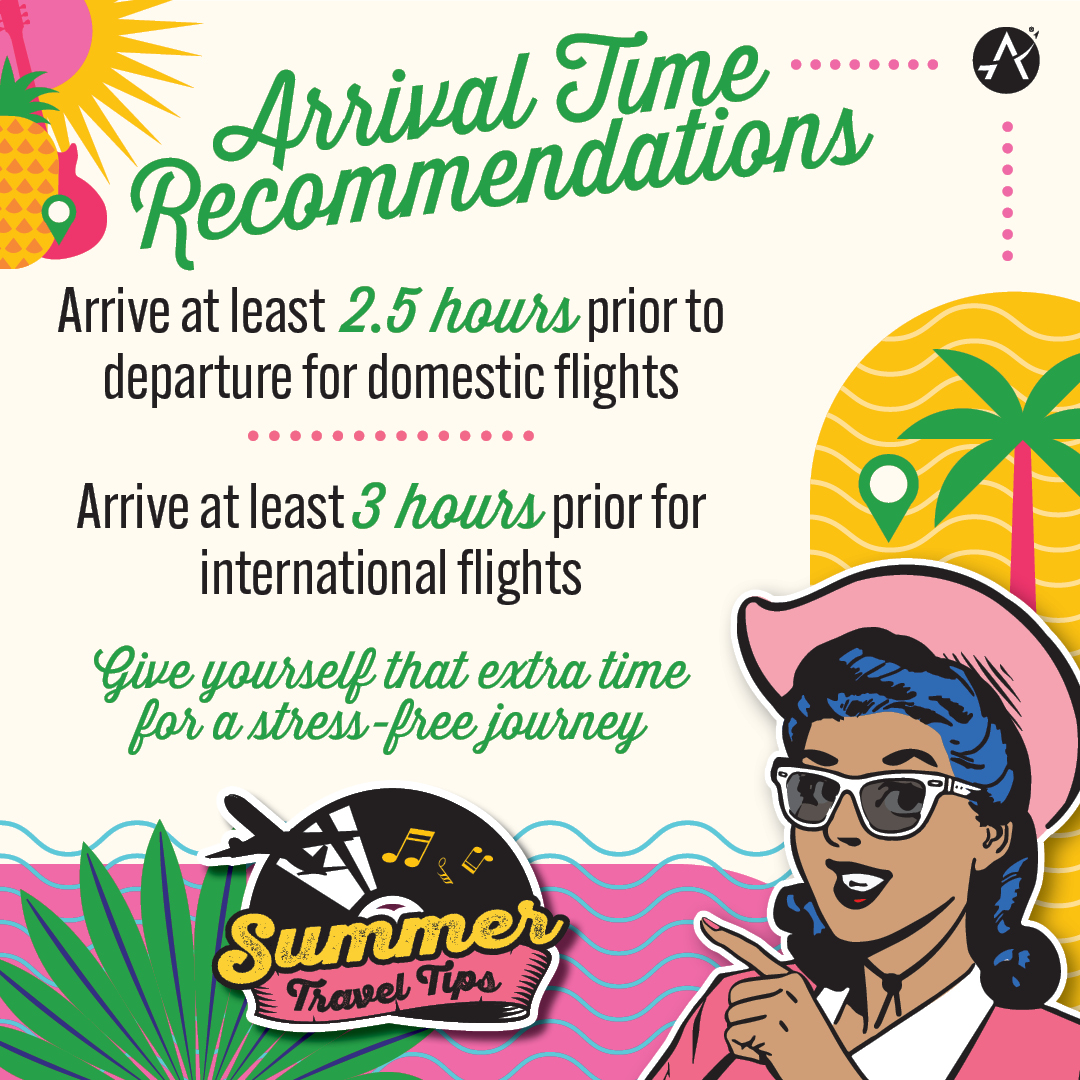 AustinAirport's tweet photo. This Summer the terminal will be busy with passengers! Arrive at least 2.5 hours before departure for domestic flights and 3 hours before departure for international flights. For more travel tips: https://t.co/oCI18zgwDQ https://t.co/3dwbBxQ2xz