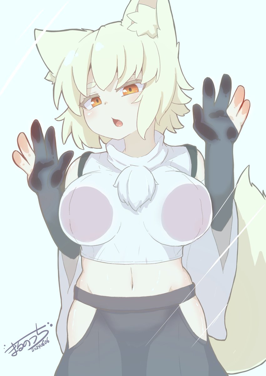 犬走椛 「むにっ#東方Project #犬走椛 」|まるのうち@杜の奇跡参加予定のイラスト