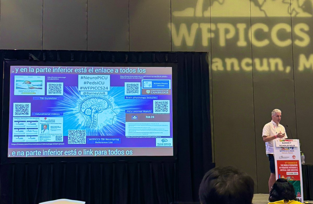 SickKids Critical Care Medicine (@sickkidsccm) on Twitter photo Amazing talk on Neuro prognostication by our #teambrain head ๐ง ! How lucky are we to learn from <a href="/BarneyUoB/">Barney Scholefield ๐ ๐</a> every day !! #wfpiccs24 #pedsICU #neuroPICU Amazing talk on Neuro prognostication by our #teambrain head ๐ง ! How lucky are we to learn from <a href="/BarneyUoB/">Barney Scholefield ๐ ๐</a> every day !! #wfpiccs24 #pedsICU #neuroPICU