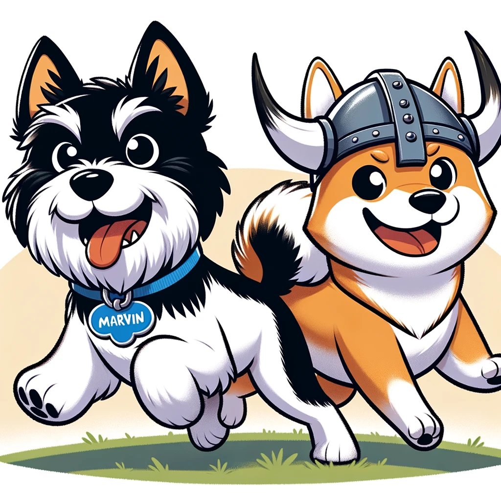 MarvinInuCoin's tweet photo. We play together, grow up together, and we build together - $FLOKI and $MARVIN 
#floki #marvin #elonsdog #flokisbrother https://t.co/bLIKJQNeD1