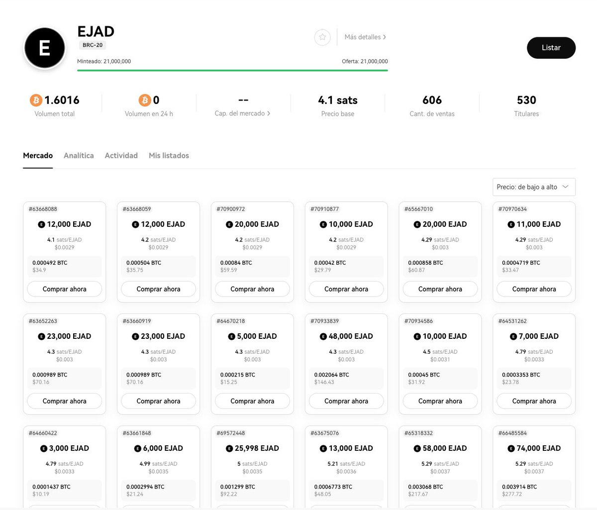 betrillonario's tweet photo. Descubre $EJAD, un token BRC-20 en la blockchain de Bitcoin, que ofrece versatilidad y múltiples usos en transacciones y aplicaciones descentralizadas.
🔗 EJAD EN Okx | https://t.co/VXVI1WrexR
#DYOR #ejad #bitcoin
#satsejad #brc20 #okx #okx交易所 #unisat #magiceden #xverse https://t.co/PiVyYfpDhu