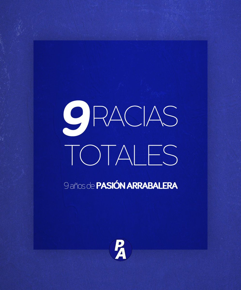 ArrabalerasFF's tweet photo. ¡𝟵racias totales!

A 9 años de la creación de este medio les queremos dar las gracias a quienes nos acompañaron durante tanto tiempo. https://t.co/jLugxgfmek