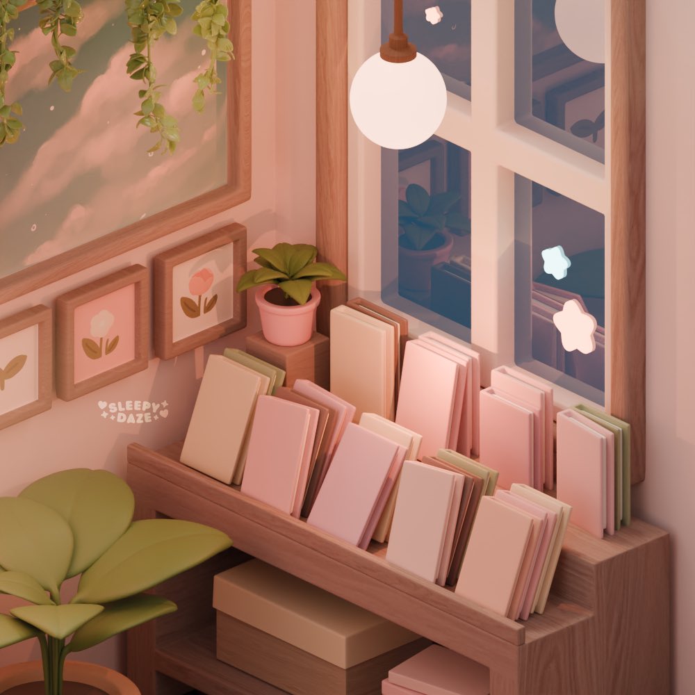 sleepydaze_'s tweet photo. Cozy reading cafe + bookshop 📚☕️✨ finished this in 3 days!! 3D modelling gives me some type of comfort I can’t explain 🥹💓 #blender #3dartist https://t.co/upKT0Zy7Tc
