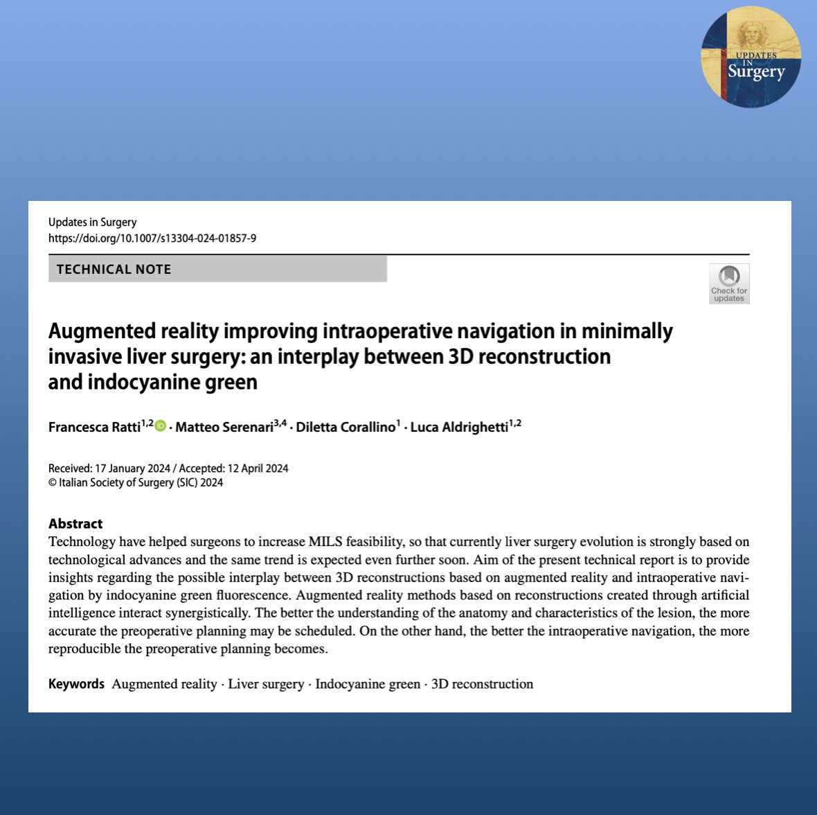 Updates in Surgery tweet media