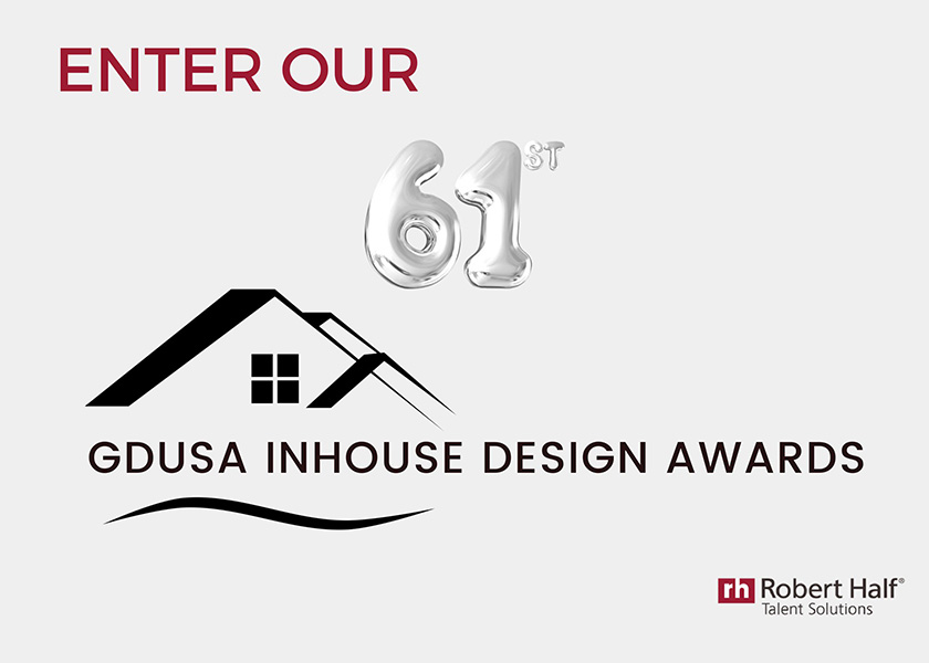 We have opened our 61st anniversary Inhouse Design Awards competition for entries. gdusa.com