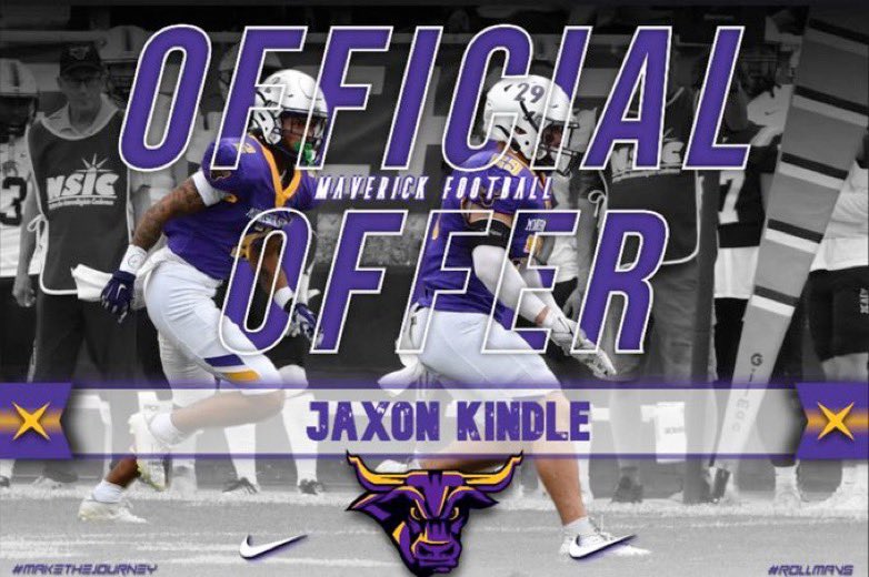 JaxonKindle's tweet photo. After a great conversation with @CoachJackson32 I’m blessed to receive an offer to Minnesota State! #AGTG @MinnStFootball @Coach_Perkins @CoachAHarrell11 @the1lukekin https://t.co/ZPUFFOAyvB