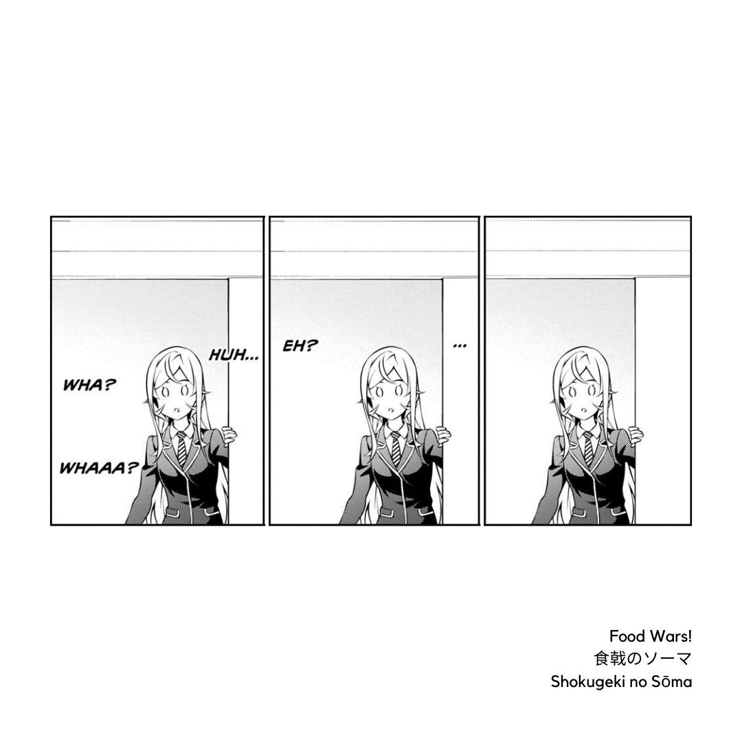 OneMangaFrame's tweet photo. #manga #mangaart #mangaframe #mangapanel #anime #shokugekinosoma #foodwars #reaction #reactionshot https://t.co/Us3cfifOcI